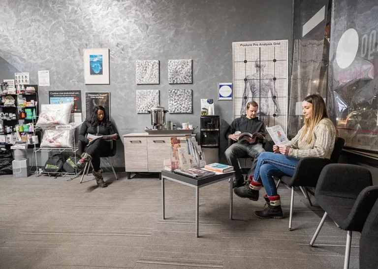 waiting room of clinic